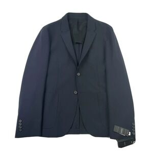 Joseph Venice Blazer Mens 42R Navy Blue Wool Blend Stretch Two Button Jacket NEW